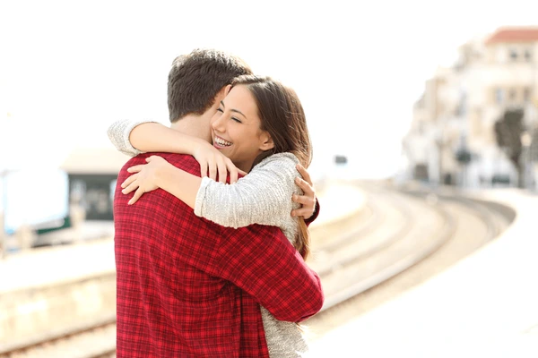 An unexpected love story of a boy and a girl on a train